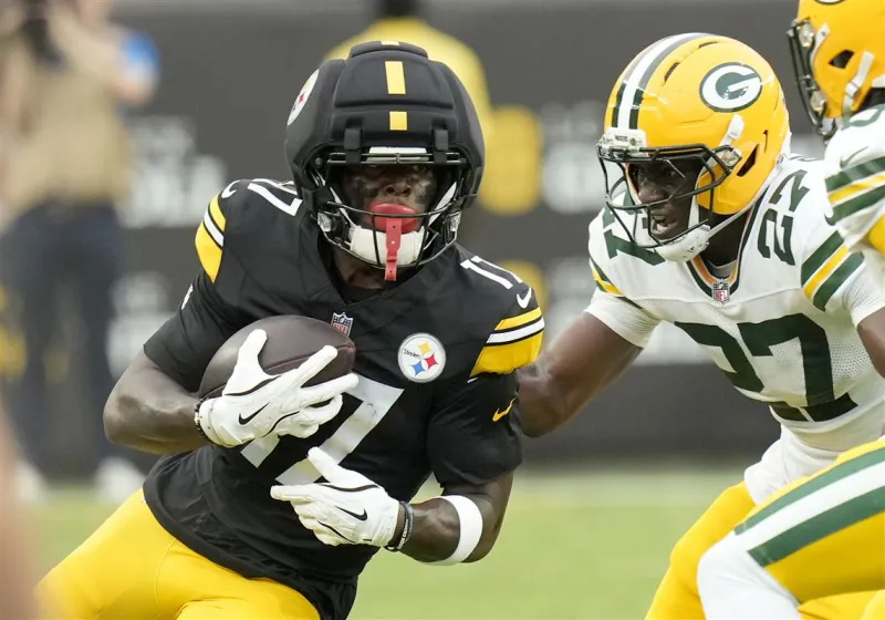 Steelers rookie receiver Germie Bernard 'doesn't blink' in his NFL debut
