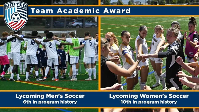 Lycoming soccer programs sweep United Soccer Coaches Team Academic Awards again