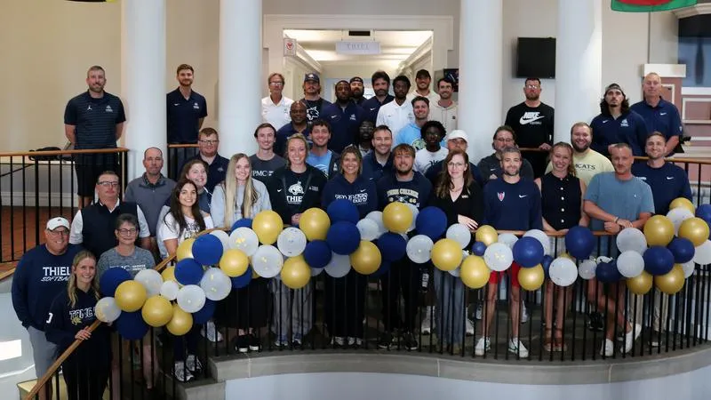 Thiel Athletics opens 2026-27 year with staff retreat, leadership summit