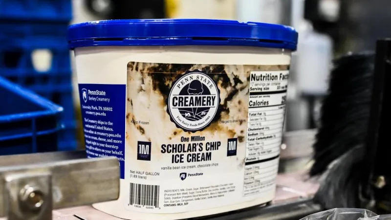 Creamery celebrates one millionth Penn State degree with commemorative ice cream