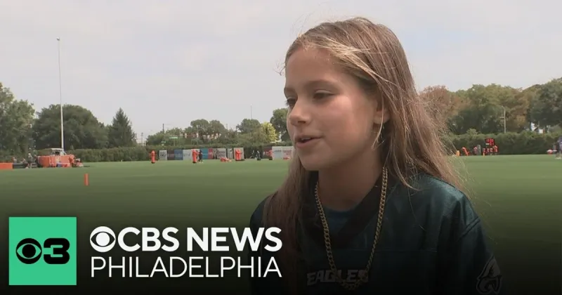 A CHOP patient asked if she could meet the Eagles. The team invited her to training camp.