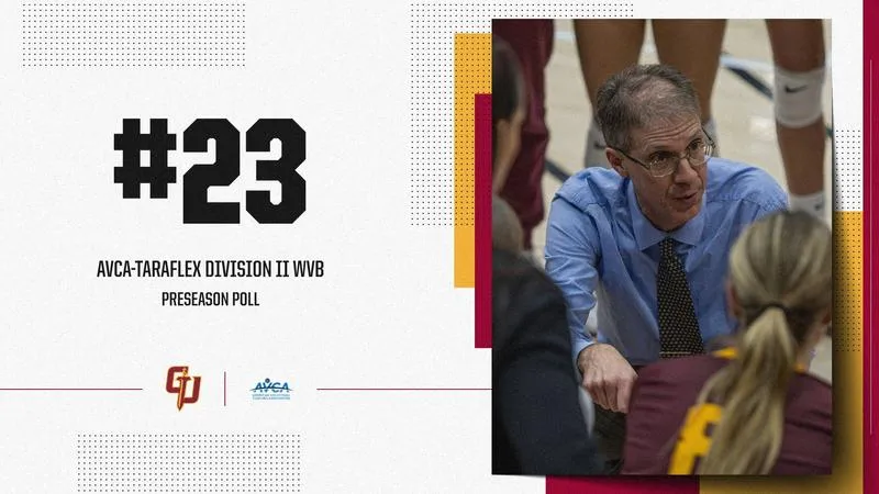 Volleyball Opens 2026 Season Ranked No. 23 in AVCA Division II Preseason Poll