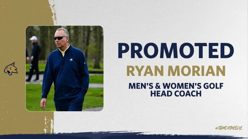 Morian elevated to Men's, Women's Golf head coach