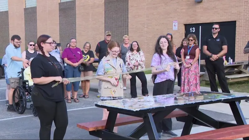 Local Girl Scout creates additions to school playground as part of Gold Award project