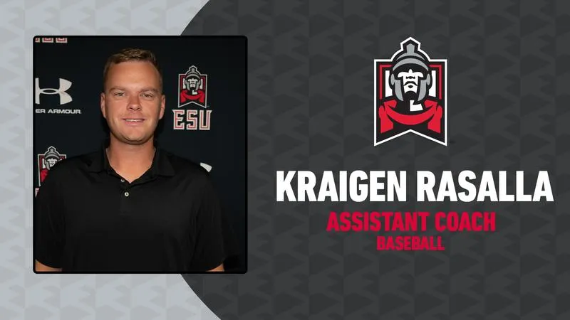 ESU Baseball Hires Kraigen Rasalla as Assistant Coach