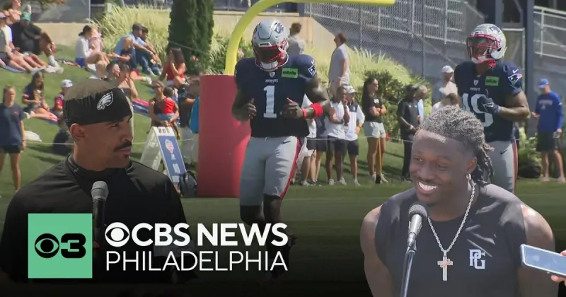 A.J. Brown on relationship with Jalen Hurts after Eagles-Patriots joint practice