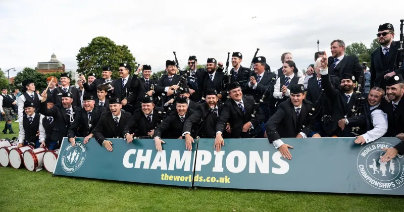Bagpipe band from Philly suburbs wins title at world championships in Scotland