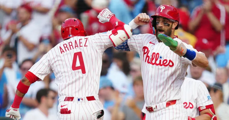 Luis Arraez homers, Aaron Nola works 7 strong as Phillies complete 3-game sweep of Marlins