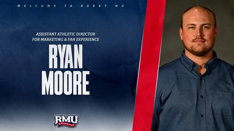 Moore Returns to RMU as Assistant Athletic Director for Marketing and Fan Experience