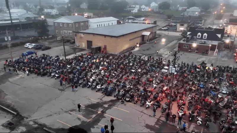 'Always remember:' Hundreds join annual 9/11 memorial motorcycle ride to Flight 93