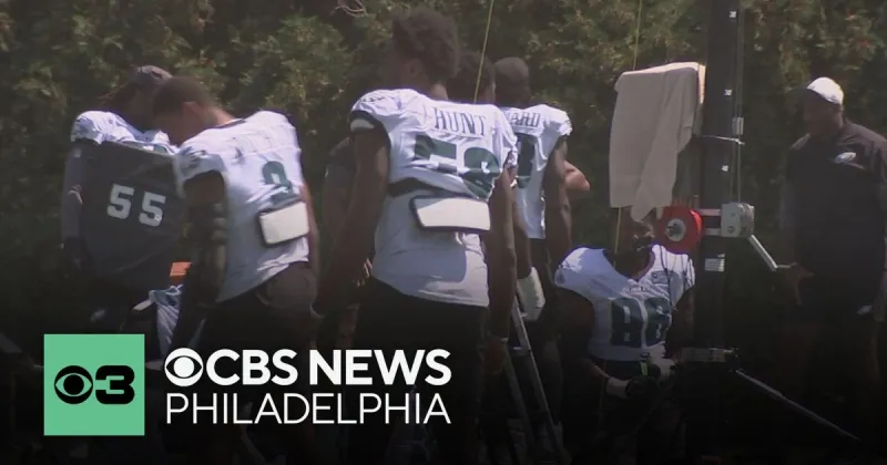 Eagles training camp standout Jalyx Hunt primed for breakout in Year 3