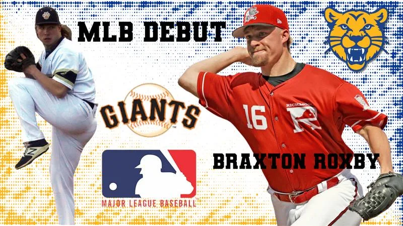 Former Mountain Cat Braxton Roxby Makes History with Major League Baseball Debut