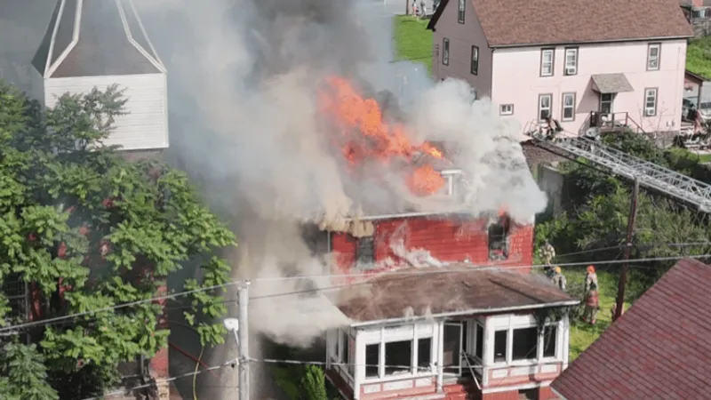911: Flames rip through former business in East Conemaugh Borough