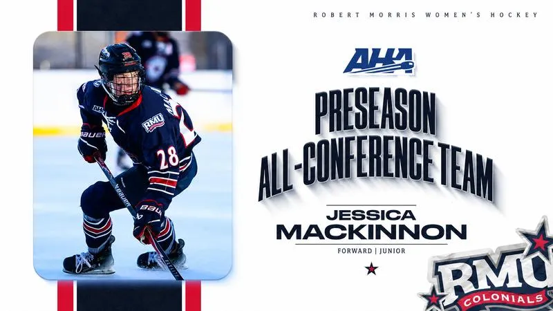 MacKinnon Named to AHA Preseason All-Conference Team