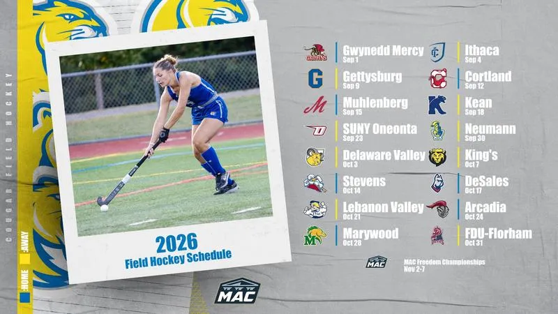 Misericordia Field Hockey Schedule Released