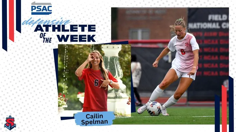 Cailin Spelman named PSAC Eastern Division Women's Soccer Defensive Athlete of Week