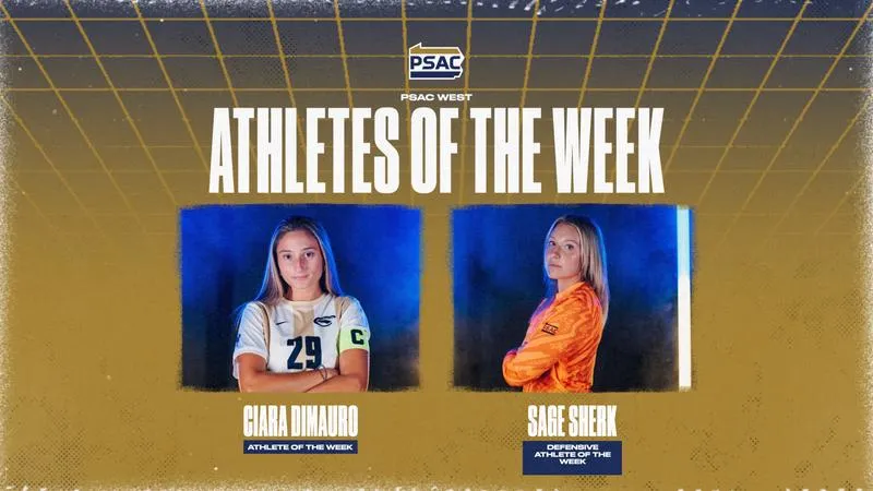 DiMauro, Sherk Earn PSAC Weekly Honors