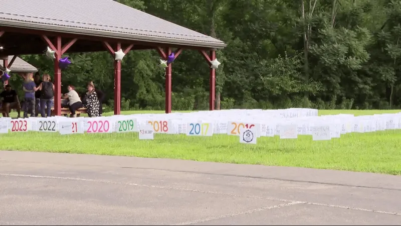 Cambria County remembers those lost to overdose with display at Ferndale Jubilee grounds