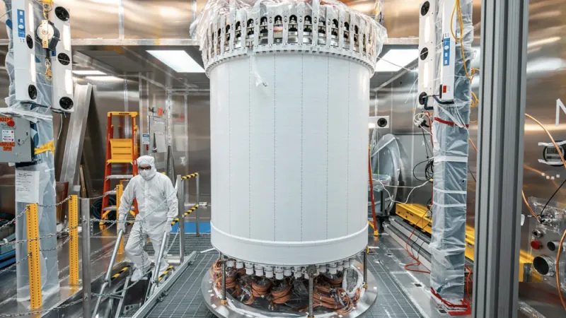 Experiment sees surprising result in search for dark matter