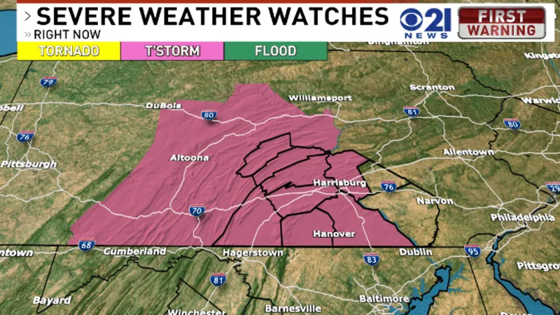 Weather Warn Day | Severe weather possible today
