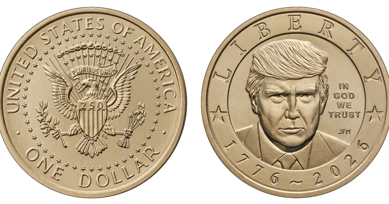 U.S. Mint is now selling $1 coins featuring President Trump's face