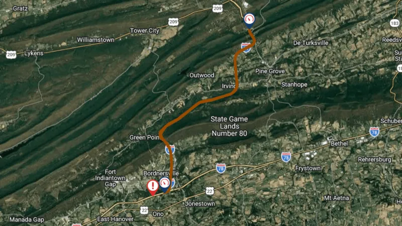 Two-vehicle crash on I-81 northbound blocking right shoulder: officials