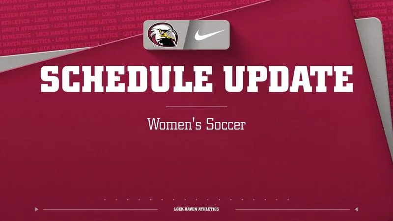 Women's Soccer announces schedule change for Saturday's PSAC West match vs. California (Pa.)
