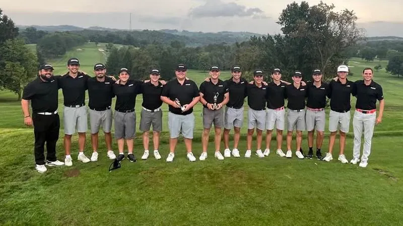 Men's Golf, Goodrich win weather-shortened home event