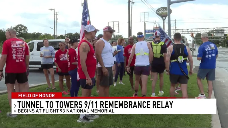 Runners heading to Ground Zero pass through Somerset Co.