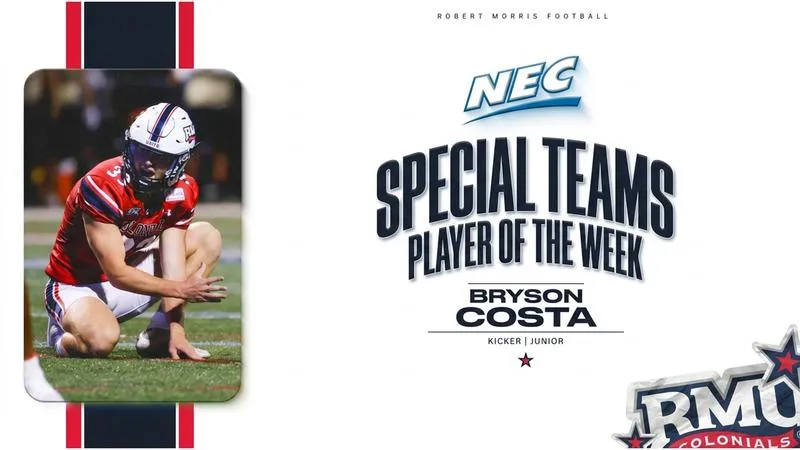 Costa Named NEC Special Teams Player of the Week