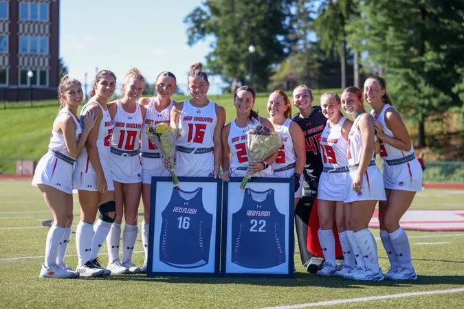 Senior Day Spark Pushes The Red Wolves Past The Falcons In Field Hockey