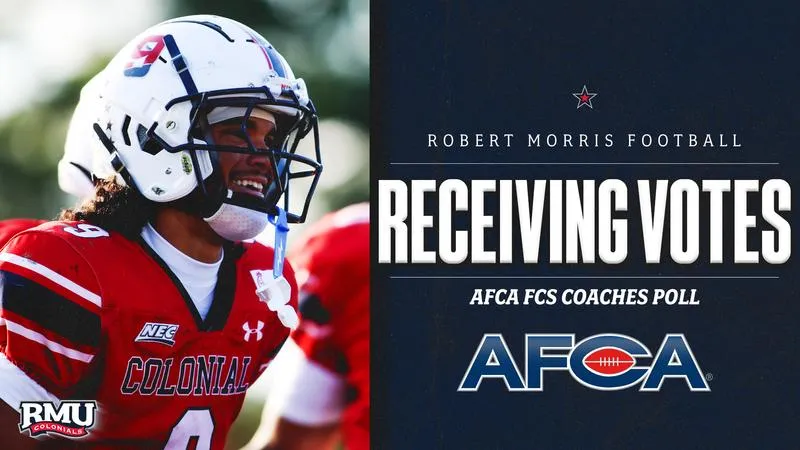 Colonials Receiving National Votes in the AFCA FCS Coaches Poll