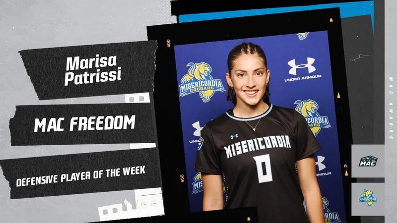 MU's Patrissi Named MAC Freedom POTW