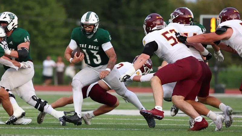 Rock jumps five spots to No. 13/14 in polls