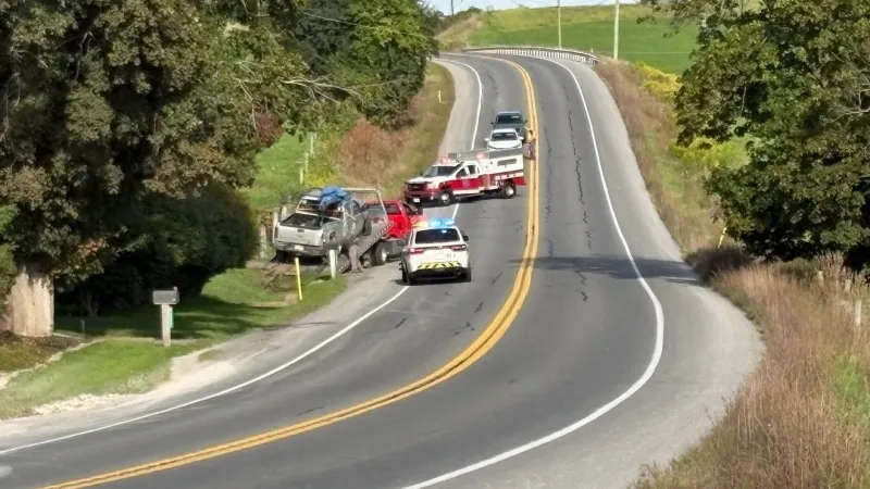 Coroner: Pickup truck driver killed in rollover crash on Route 45 in Haines Twp.