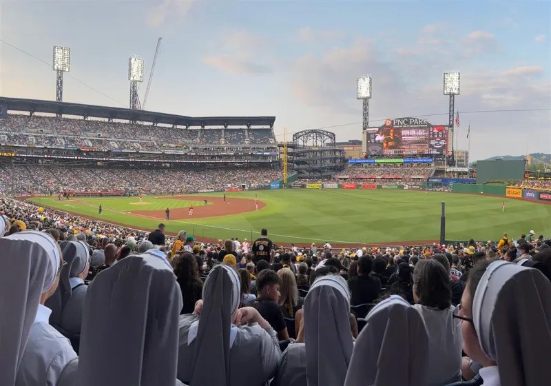 When 22 nuns came to Pittsburgh, we took them out to the ballgame