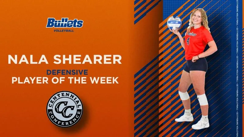 Shearer named CC Defensive Player of the Week