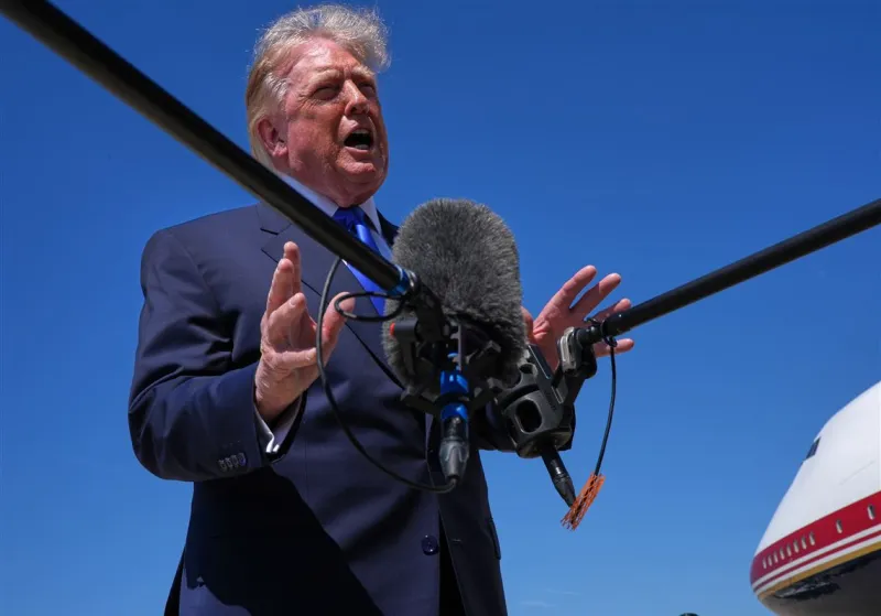 Trump says oil prices that spiked because of Iran war likely won't come down until after midterms