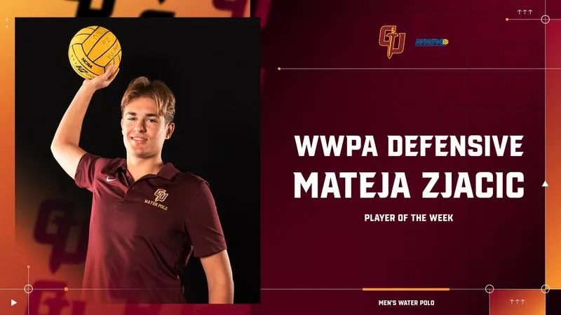 Zjacic Named WWPA Defensive Player of the Week