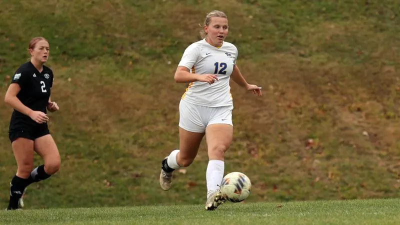 Women's Soccer Gets 1-1 PSAC West Draw After Late IUP Goal Knots It