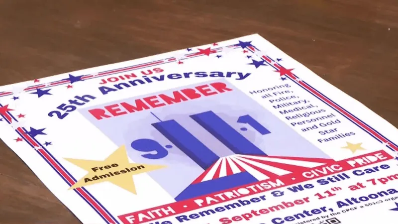 Blair County to honor 9/11 victims with ceremony at Jaffa Shrine