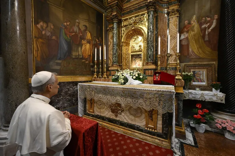 Pope Leo XIV asks Our Lady of Good Counsel for aid to make 'courageous and wise decisions'