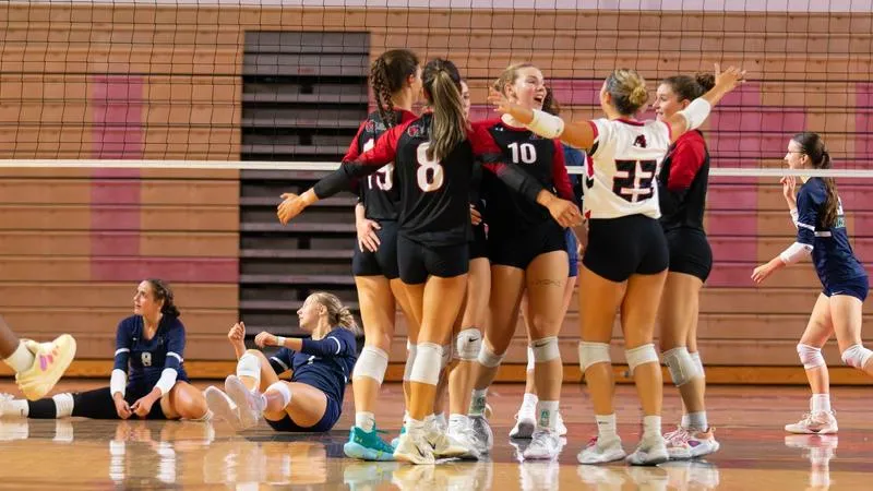 Volleyball Captures First Win against Drew