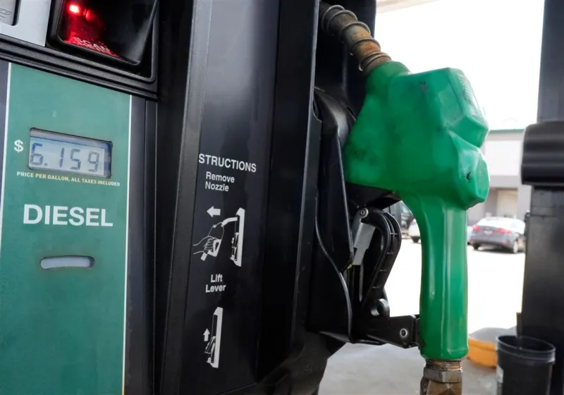U.S. diesel prices soar past $6 a gallon, deepening strain for hauling everyday goods