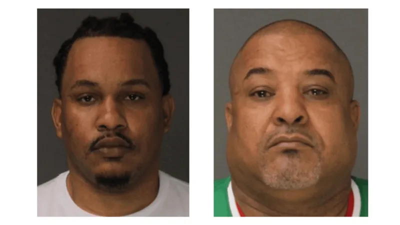 Two men arrested for alleged large-scale cocaine trafficking ring and gambling club