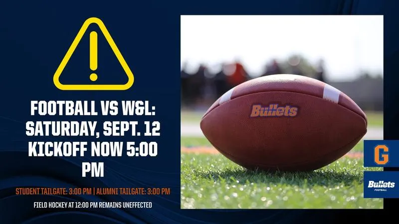 Forecast forces change to Gettysburg football schedule