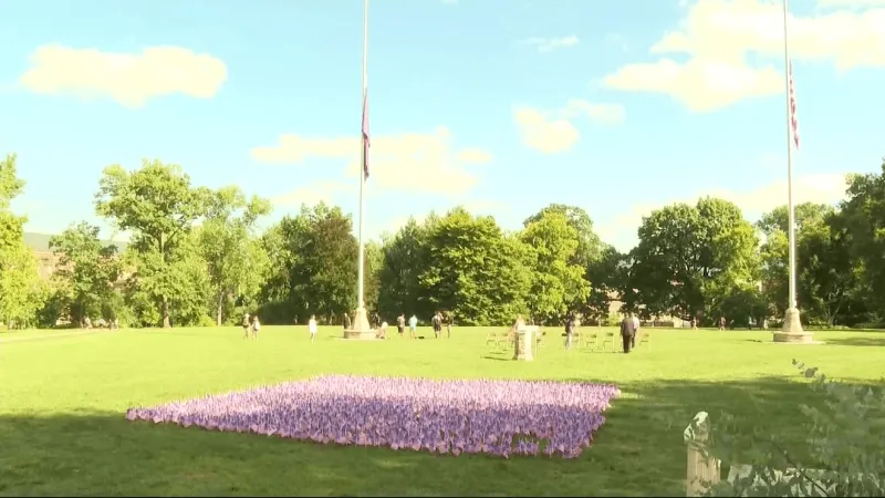 Penn State flag display honors heroes & victims of 9/11 on 25th anniversary of attacks