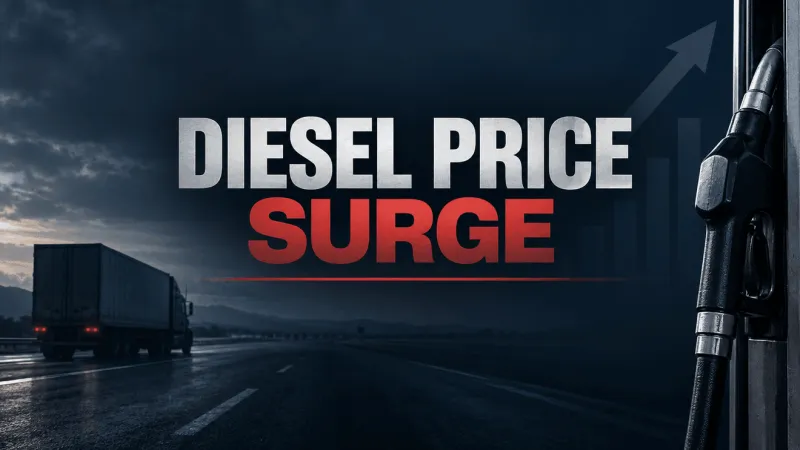 Record national diesel price surge could make just about everything more expensive