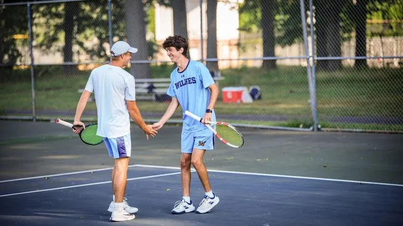 Wilkes Men's Tennis Sends 8 of 11 Flights to Finals on Day One of King's Tournament