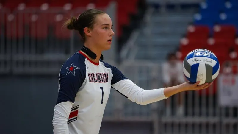 RMU Volleyball Battles Towson in 3-0 Setback